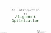 Alignment Optimization