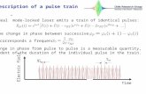Description of a pulse train