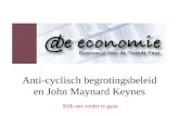 Anti-cyclisch begrotingsbeleid en John Maynard Keynes