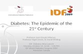 Diabetes: The Epidemic of the 21 st  Century