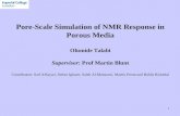 Pore-Scale Simulation of NMR Response in Porous Media Olumide Talabi