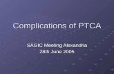 Complications of PTCA