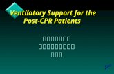 Ventilatory Support for the Post-CPR Patients