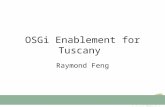 OSGi Enablement for Tuscany