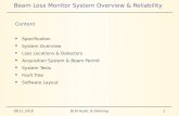 Beam Loss Monitor System Overview & Reliability