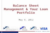 Balance Sheet Management & Your Loan Portfolio