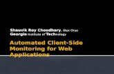Automated Client-Side Monitoring for Web Applications