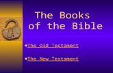 The Books  of the Bible