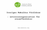 Sveriges Makalösa Föräldrar - intresseorganisation för ensamföräldrar