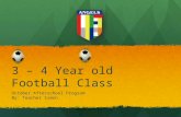 3 – 4 Year old Football Class