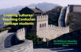 Crossing cultures:  Teaching Confucian heritage students