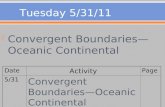 Convergent Boundaries—Oceanic Continental