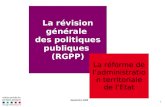 La révision générale  des politiques publiques  (RGPP)