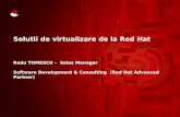 Solutii de virtualizare de la Red Hat Radu TOMESCU –  Sales Manager