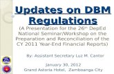 Updates on DBM Regulations