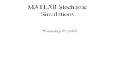 MATLAB Stochastic Simulations