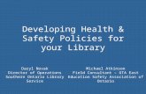 Developing Health & Safety Policies for your Library