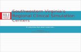 Southwestern Virginia’s  Regional Clinical Simulation Centers
