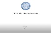 IS2739: Subversion