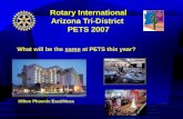 Rotary International Arizona Tri-District  PETS 2007