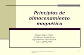 Principios de almacenamiento magnético
