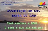 ASSOCIAÇÃO  AMIGOS  BARRA DO SAHY