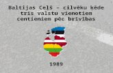 Baltijas Ceļš – cilvēku ķēde trīs valstu vienotiem centieniem pēc brīvības 1989