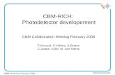 CBM-RICH:  Photodetector developement