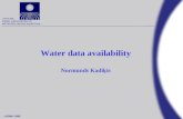Water data availability Normunds Kadiķis