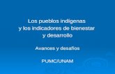 Los pueblos indígenas  y los indicadores de bienestar  y desarrollo Avances y desafíos PUMC/UNAM