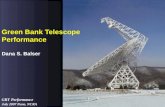 Green Bank Telescope Performance