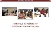 Pathways  & Portals for  First-Year Student Success