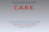 Engaging Students With  C.A.R.E