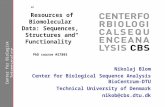 Nikolaj Blom Center for Biological Sequence Analysis BioCentrum-DTU