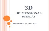 3d 3 DIMENSIONAL display