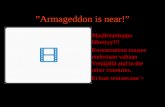 ”Armageddon is near!”