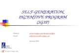 SELF-GENERATION INCENTIVE PROGRAM (SGIP)