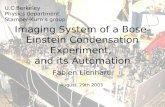 Imaging System of a Bose-Einstein Condensation Experiment,  and its Automation