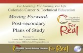For Learning, For Earning, For Life Colorado Career & Technical Education