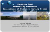 Cohesion Fund Monitoring Committee Development of District Heating System in Ventspils, Latvia