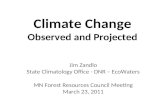 Climate Change Observed and Projected