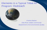 Elements in a Typical Tribal Air Program:  Outreach