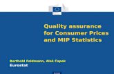 Quality assurance for Consumer Prices and MIP Statistics