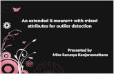 An extended K-means++ with mixed attributes for outlier detection