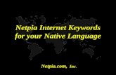 Netpia Internet Keywords for your Native Language