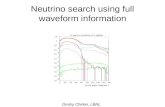 Neutrino search using full waveform information