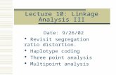 Lecture 10: Linkage Analysis III
