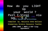 How  do  you  LIGHT  Up  your  world ? Part I-Virgi    nia SOL   5.3