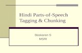 Hindi Parts-of-Speech Tagging & Chunking