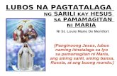 (Panginoong Jesus, lubos  naming itinatalaga sa Iyo   sa pamamagitan ni Maria,